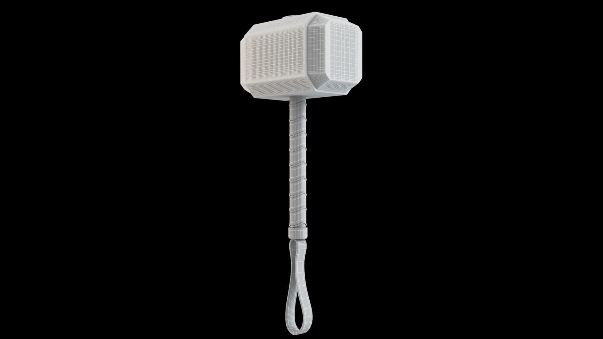 Mjolnir - Thor Hammer 3D model_6