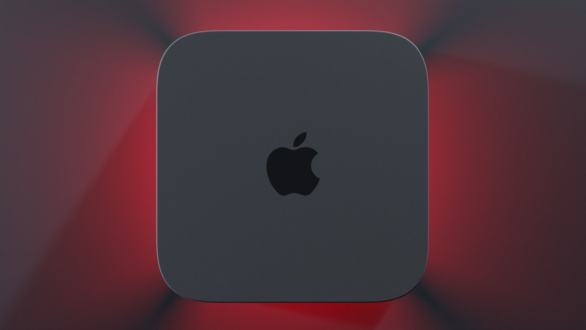 Apple Mac Mini Low-poly 3D model_4