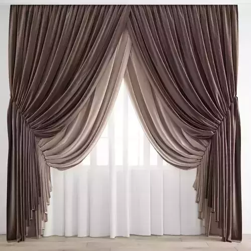 curtain 454 3D model