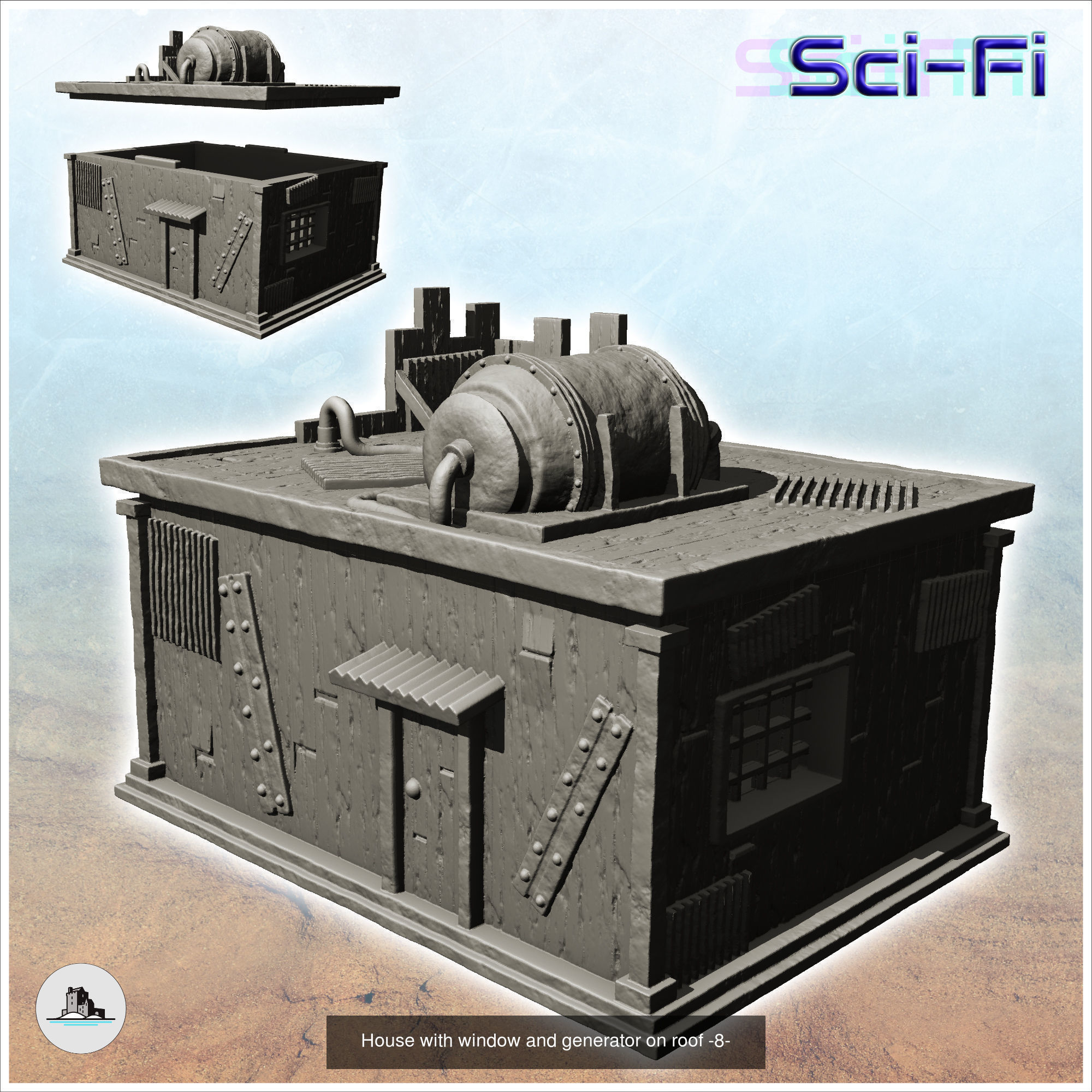 Post-apocalypse pack No 1 3D Model Collection_13