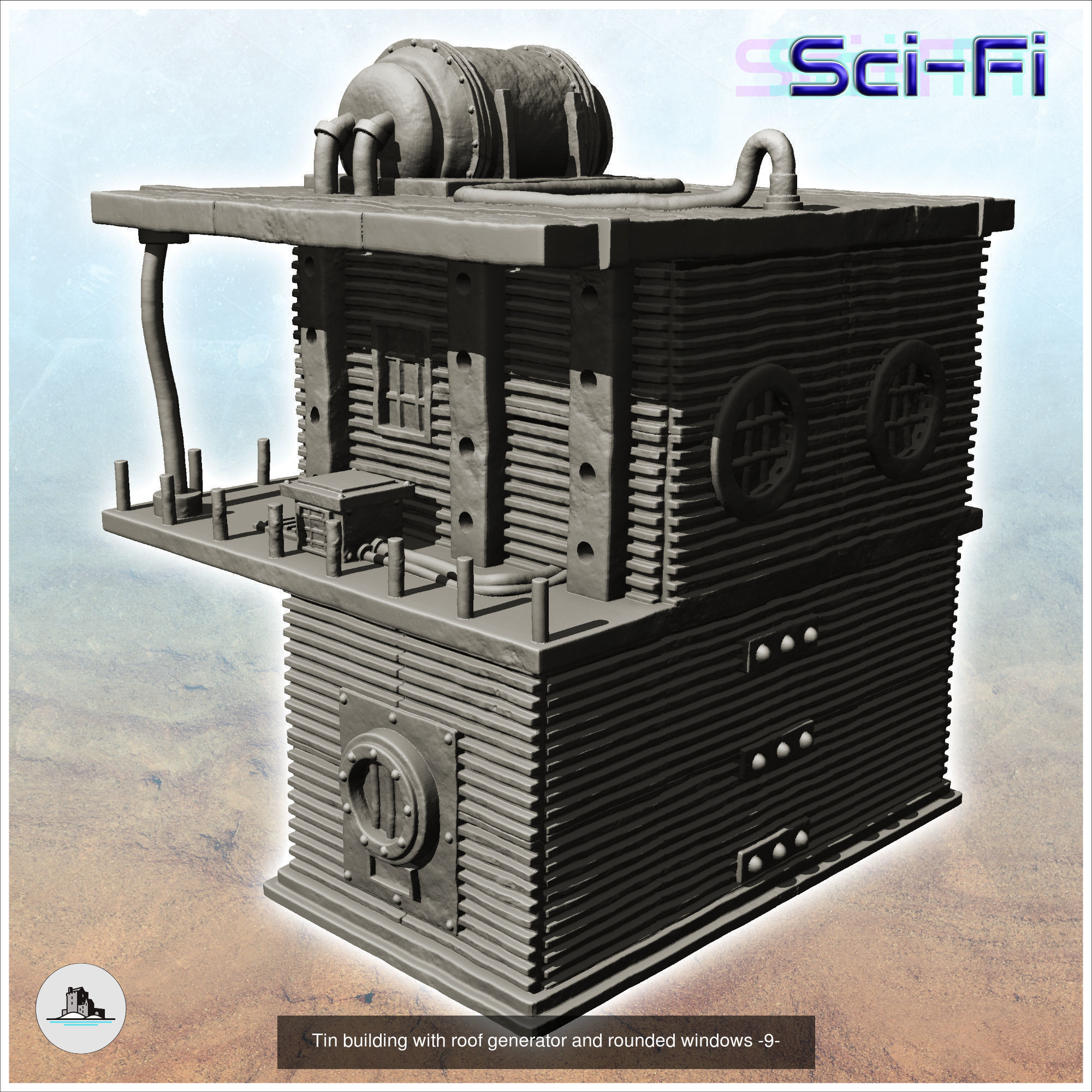 Post-apocalypse pack No 1 3D Model Collection_3