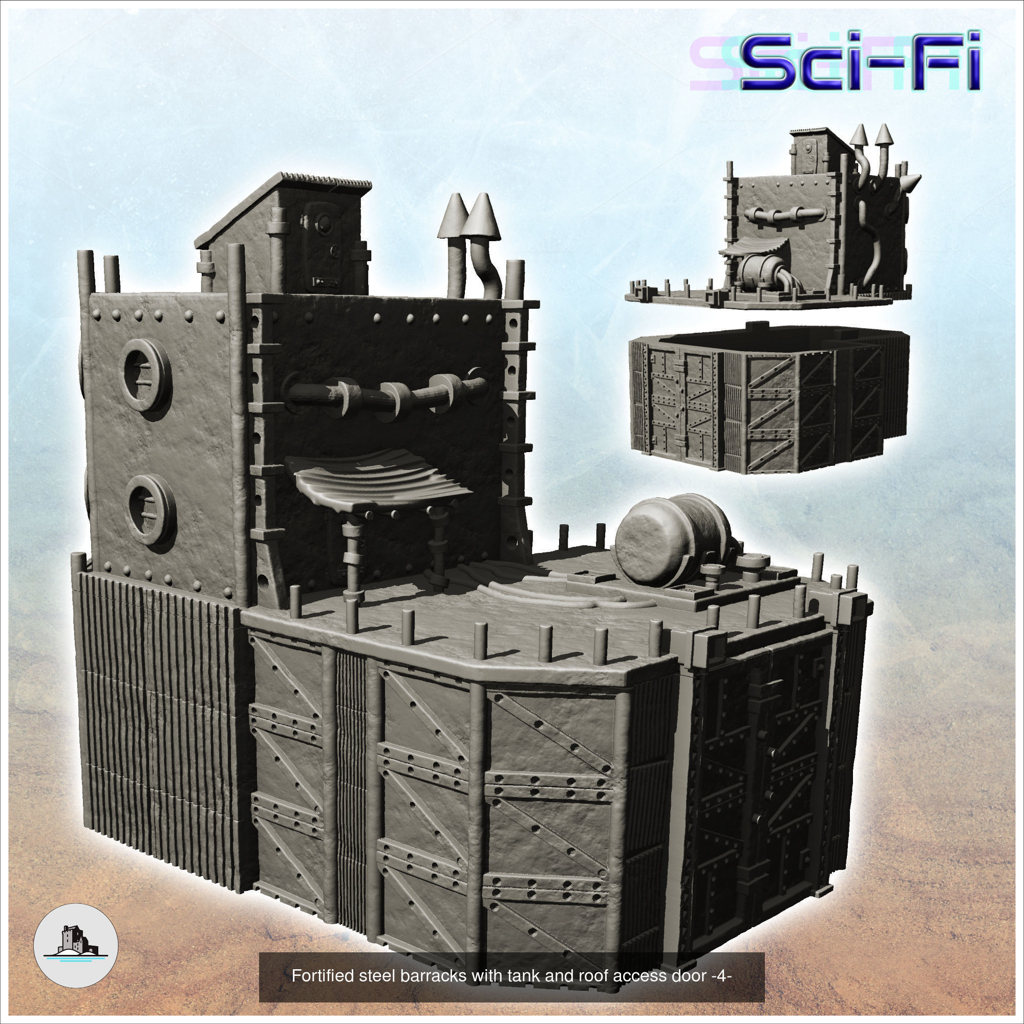 Post-apocalypse pack No 1 3D Model Collection_15