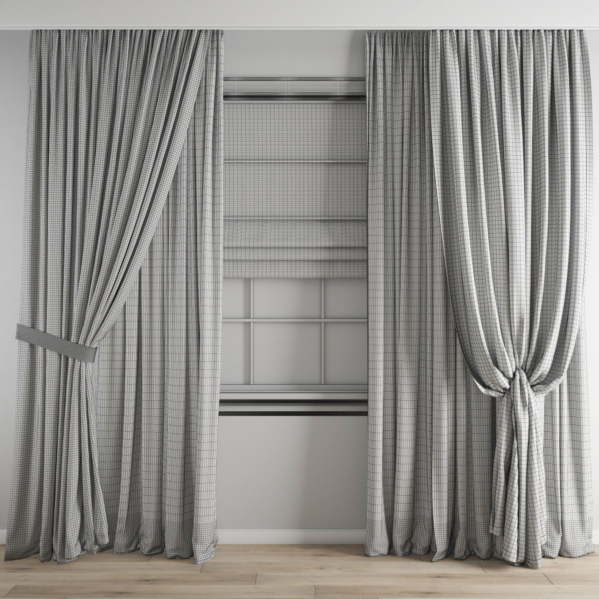 curtain 455 3D model_3