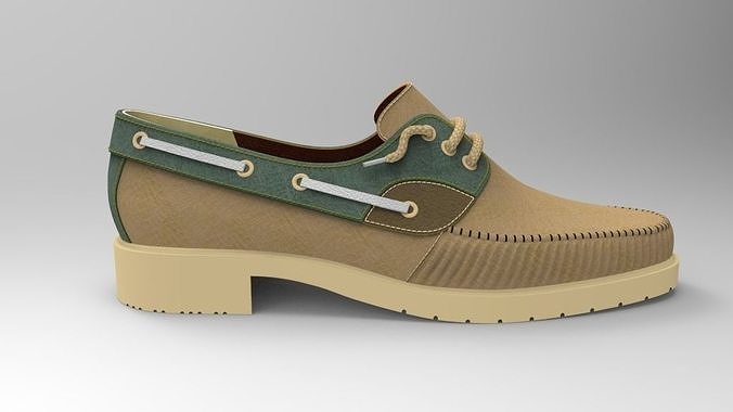 Boat shoe 3D model