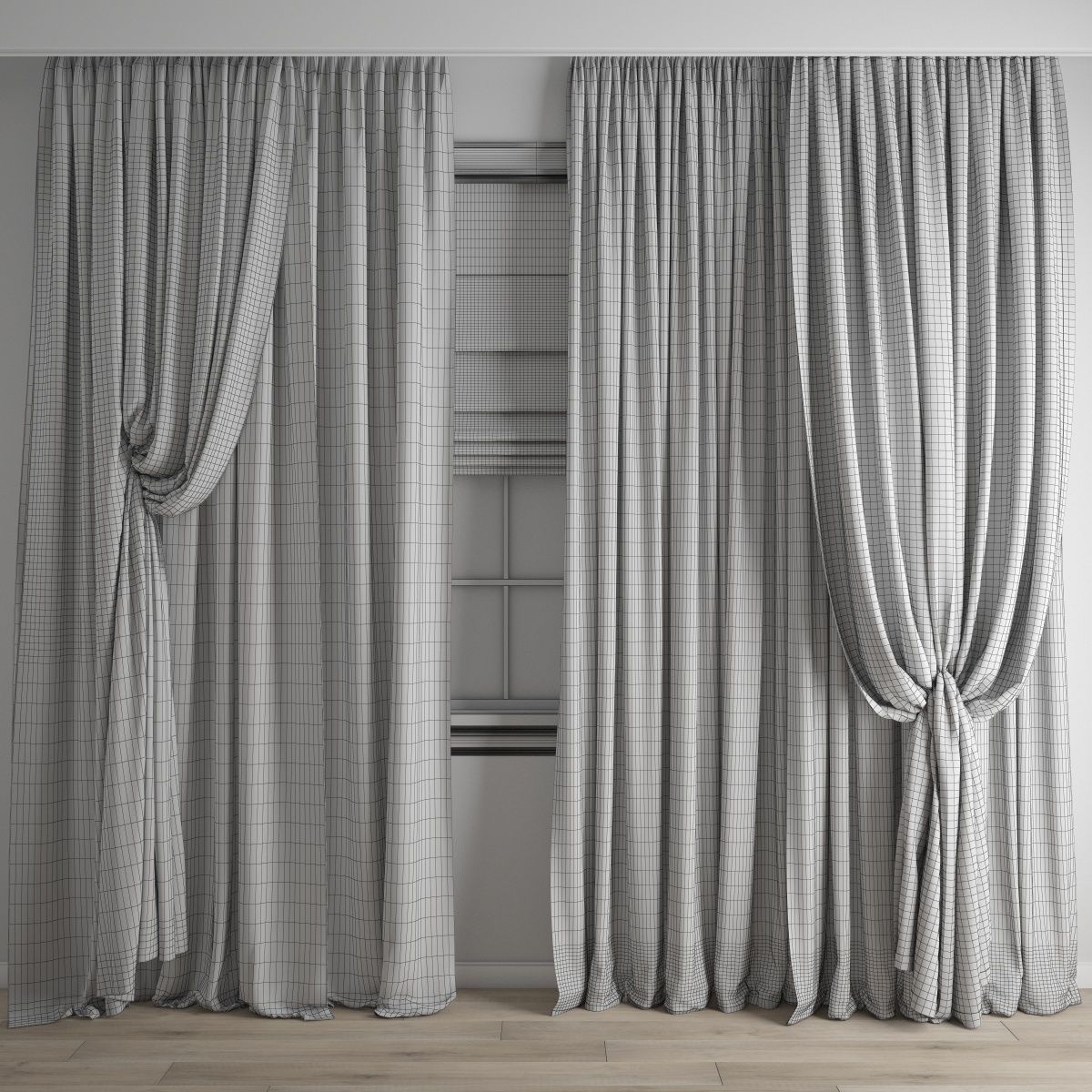 curtain 456 3D model_5
