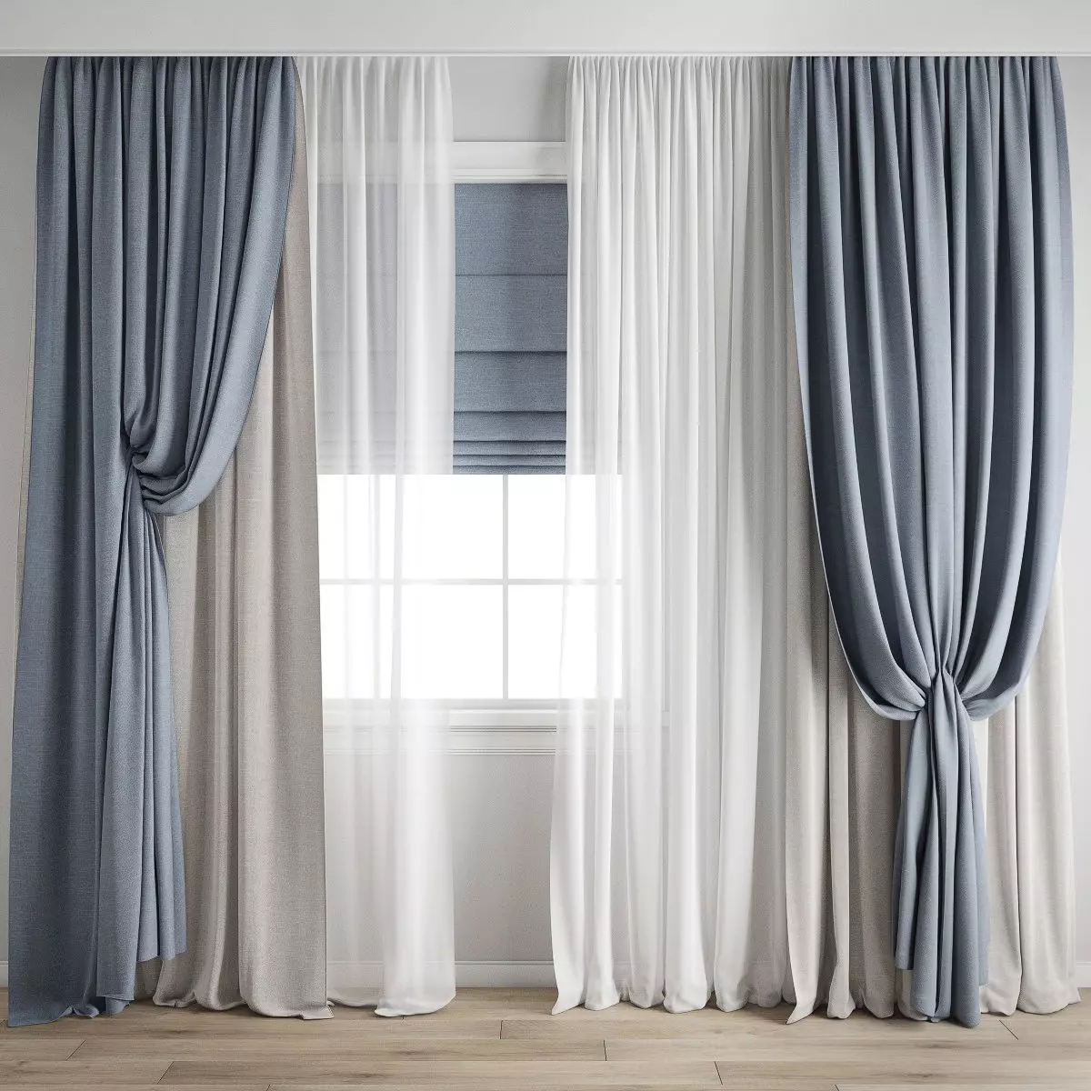 curtain 456 3D model_0