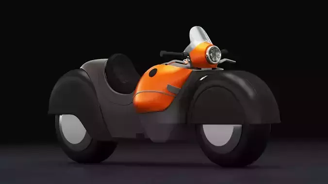 3D motorcycle concept 