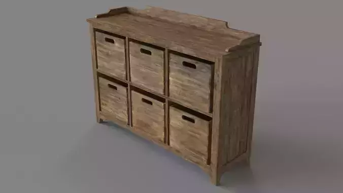 Ardusin Driftwood Hobby Cupboard Brown