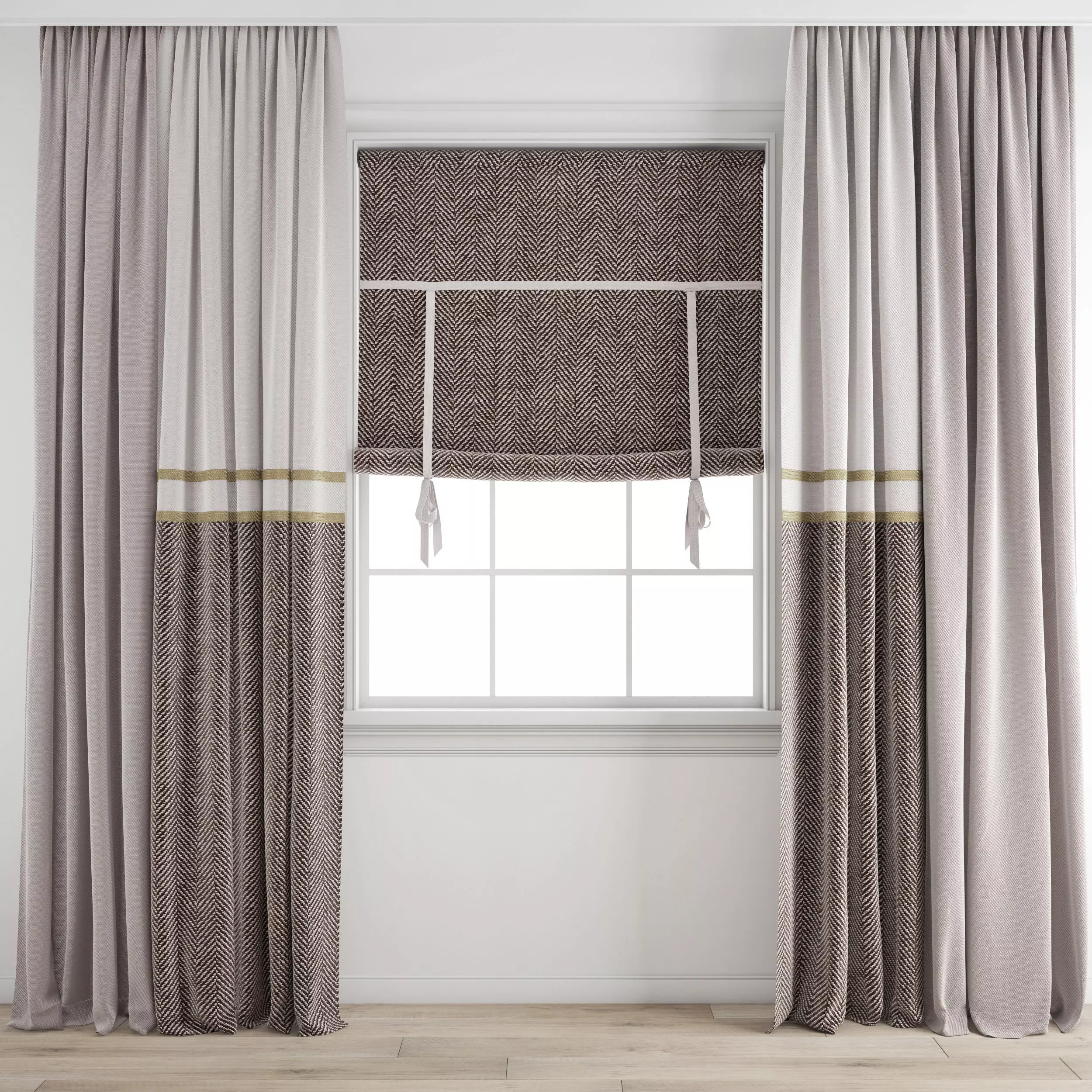 curtain 465 3D model_0