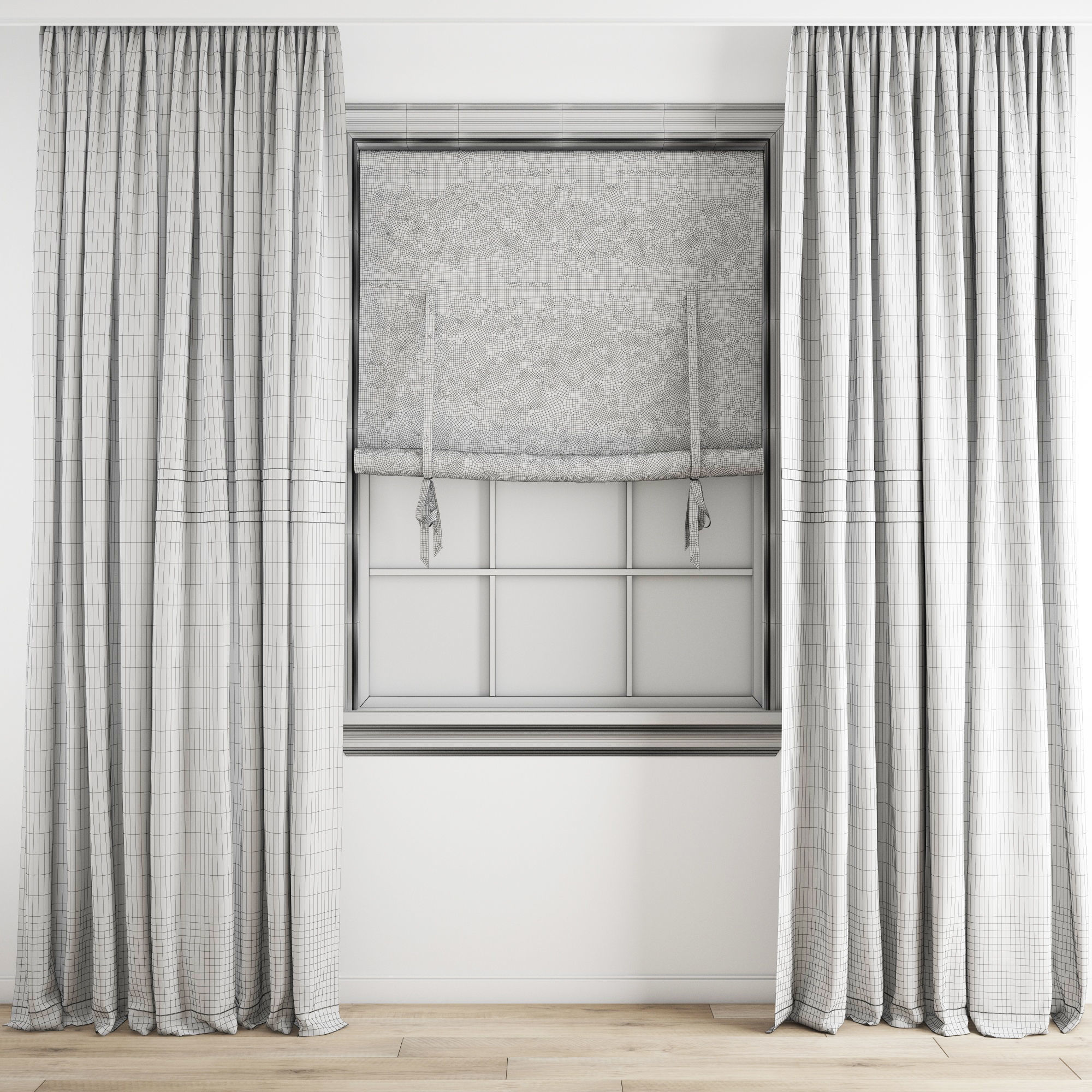 curtain 465 3D model_4
