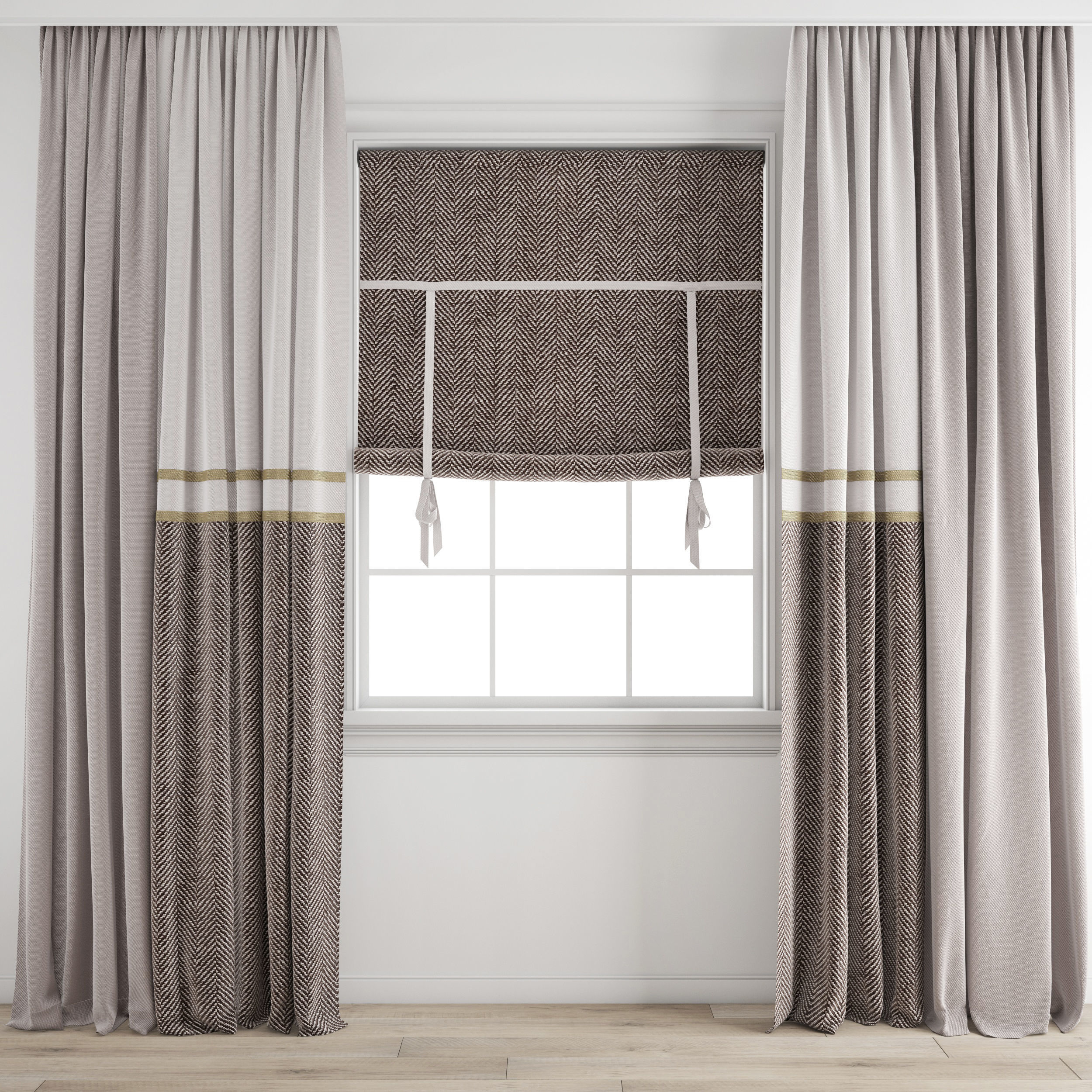 curtain 465 3D model_5