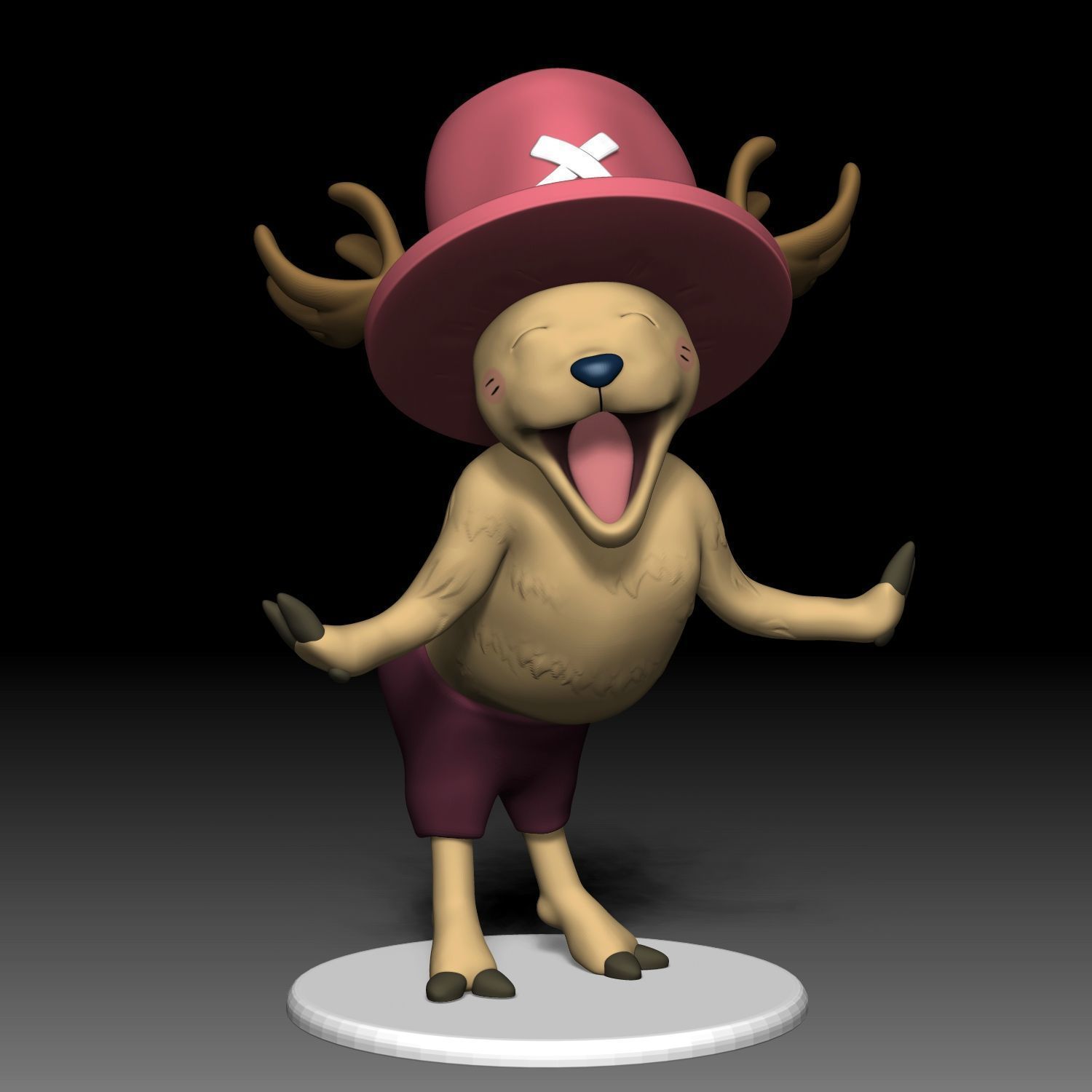 Tony Tony Chopper Shy 3d Model 3D print model