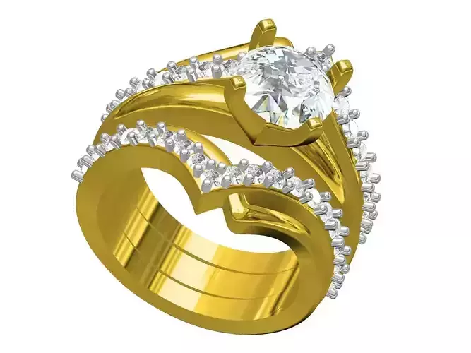 Interchangeable Ring 3D print model