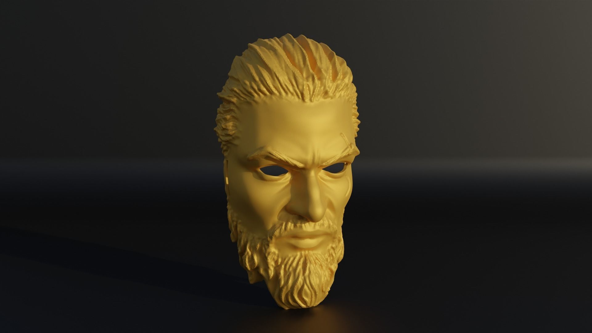 Game Of Thrones - Khal Drogo Face Mask 3D model 3D printable | CGTrader