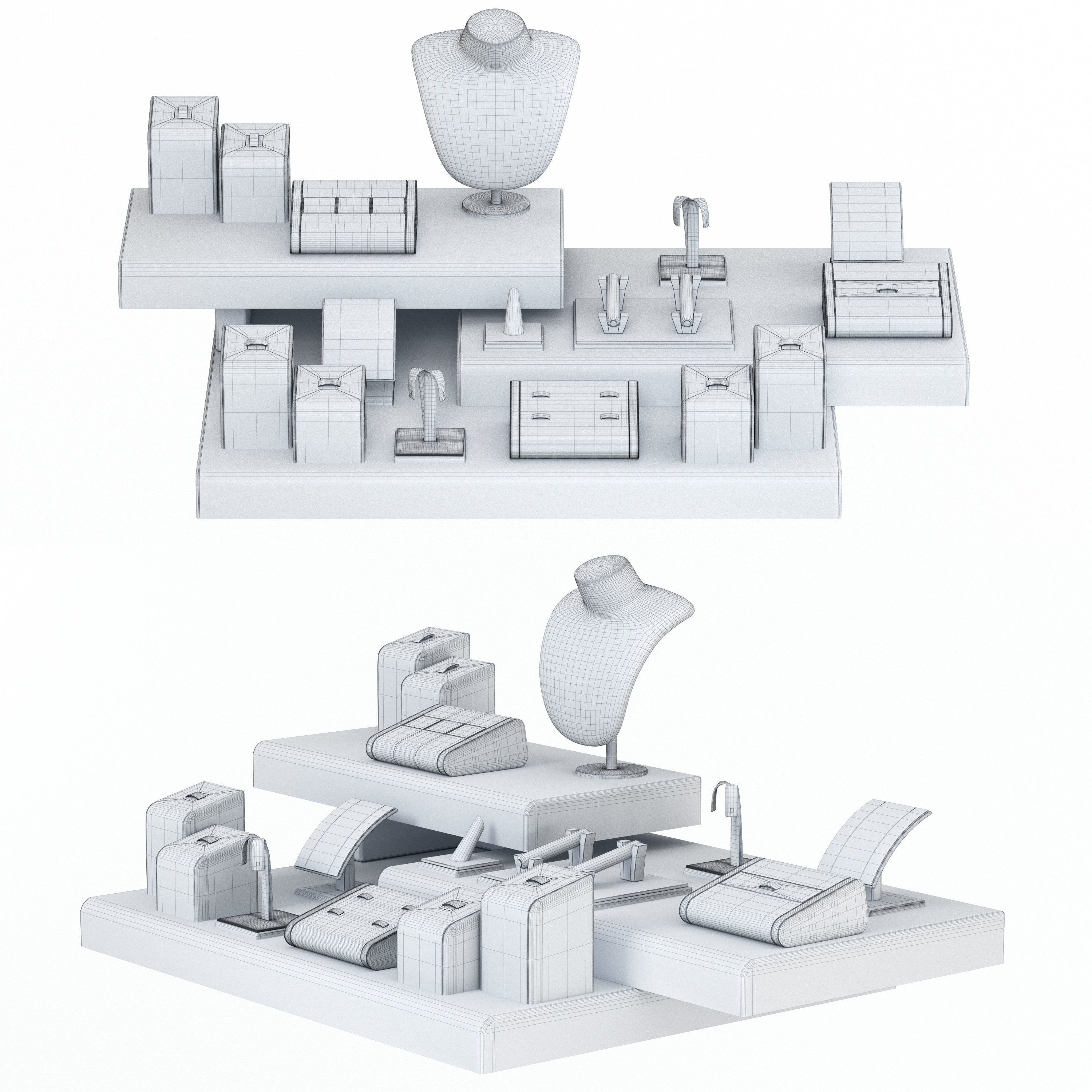 jewelry display set-ruichen03 3D model_2