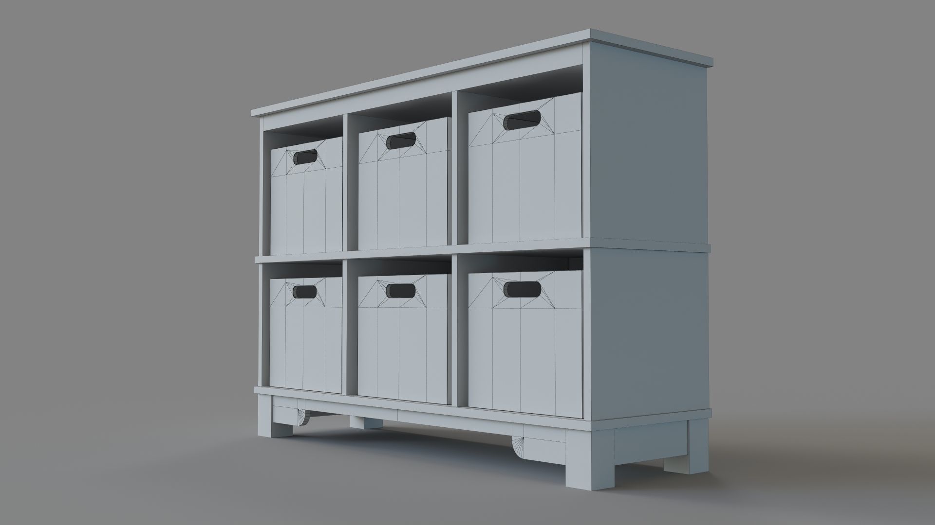 Ardusin Hobby Cupboard Black 3D model_5