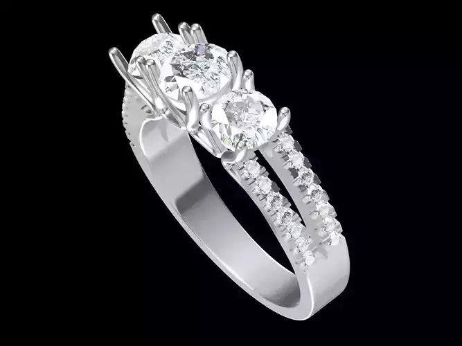 solitaire three ring Round