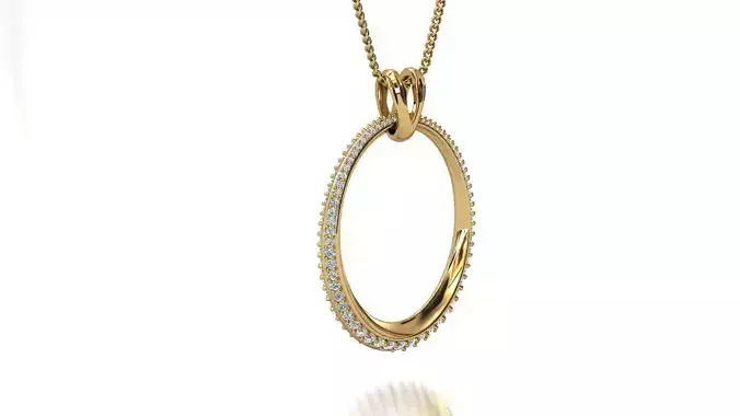 Sparkling pendant 3D print model