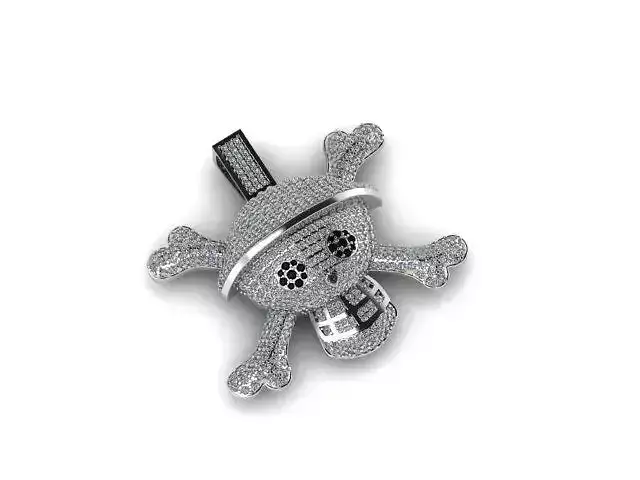 Straw Hats flag- Jolly Roger pendant 