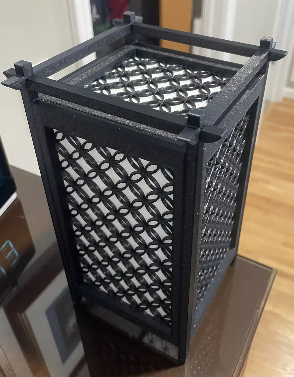 Kumiko Japanese Shoji Lantern - Shippo Tsunagi 3D print model