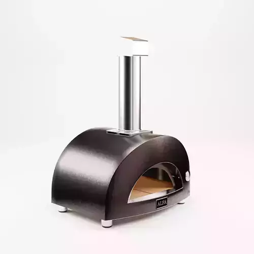  3D model of Pizza oven-ONE Low-poly 3D model