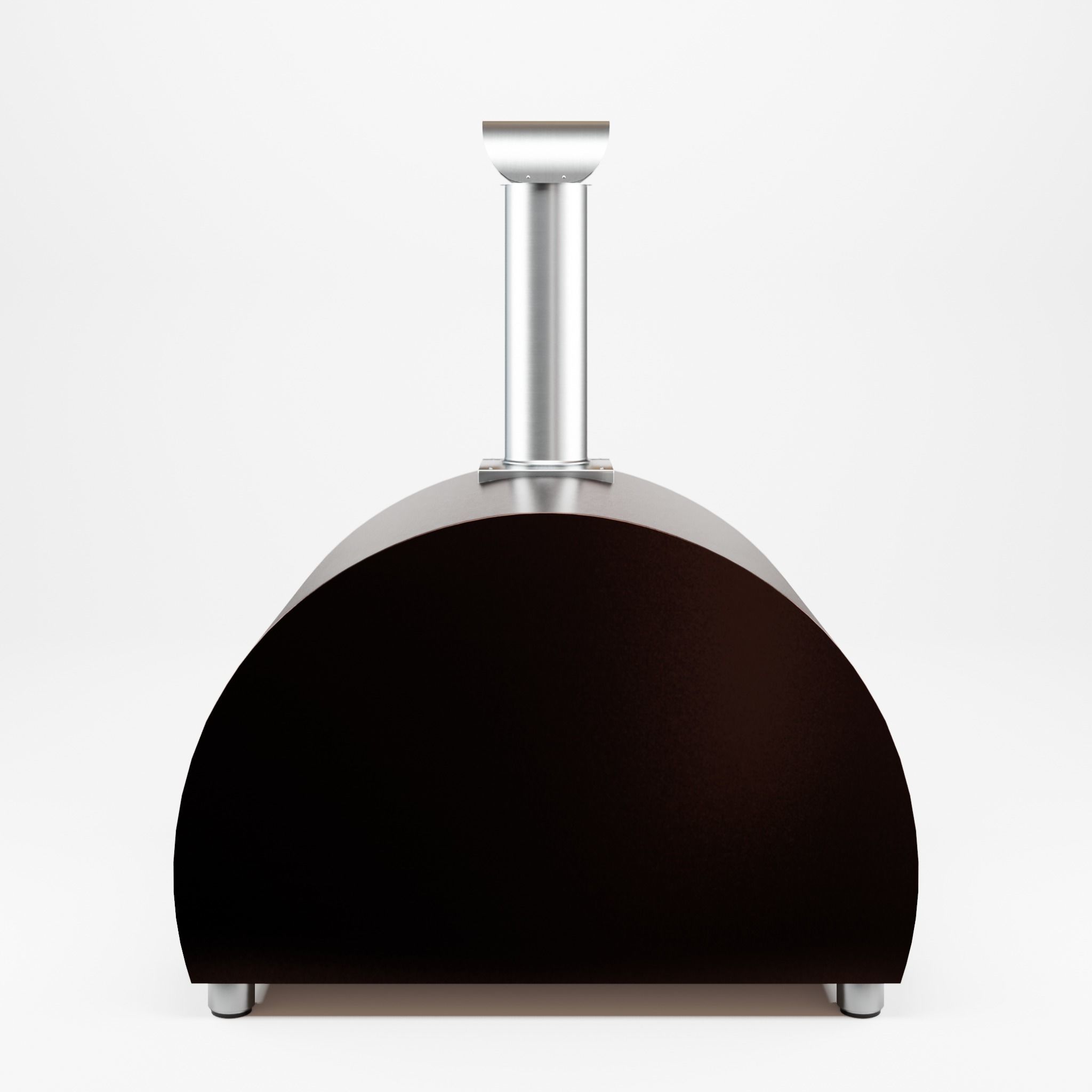 3D model of Pizza oven- 4 PIZZE TOP Low-poly 3D model_1