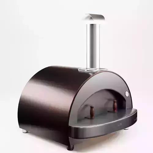 3D model of Pizza oven- 4 PIZZE TOP