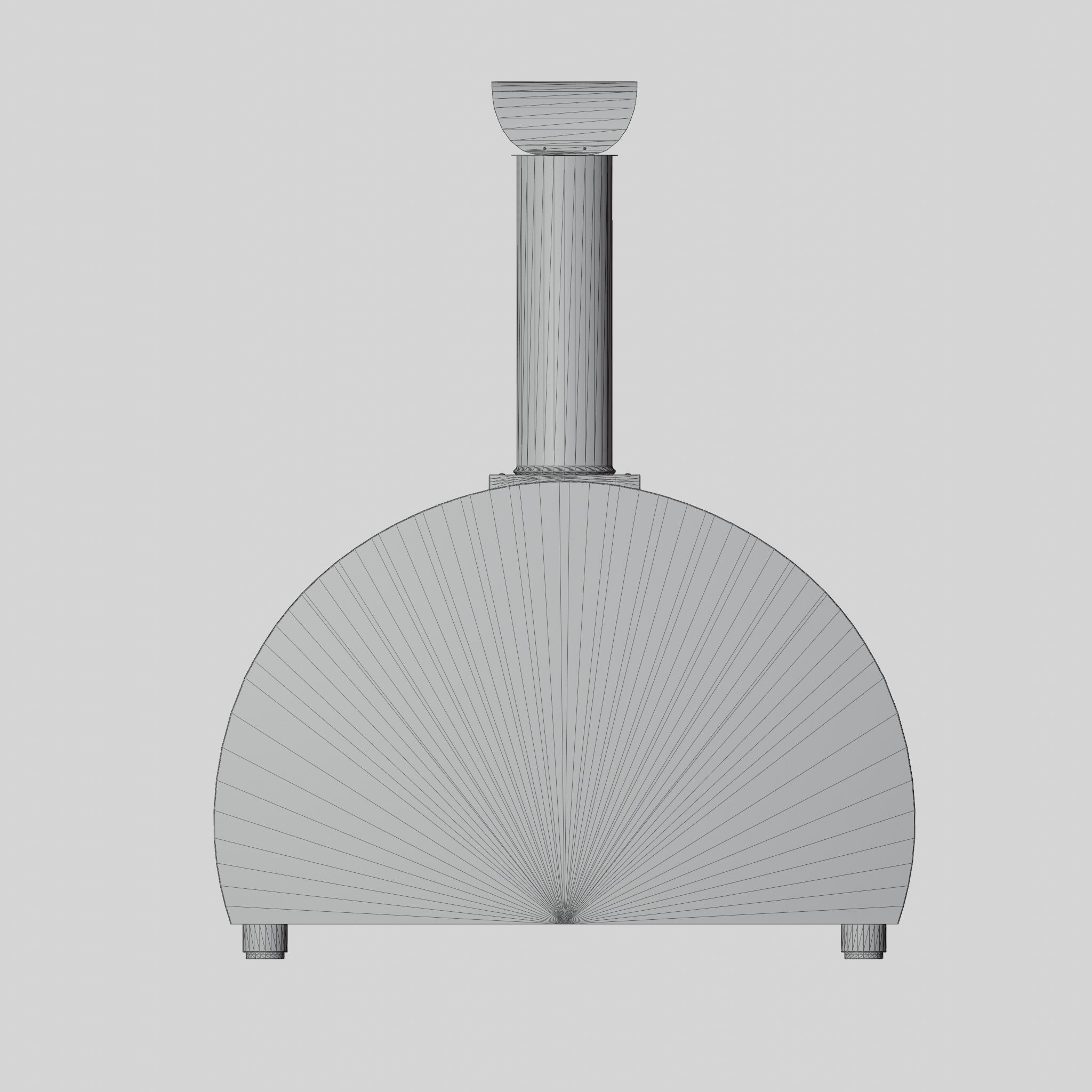 3D model of Pizza oven- 4 PIZZE TOP Low-poly 3D model_5