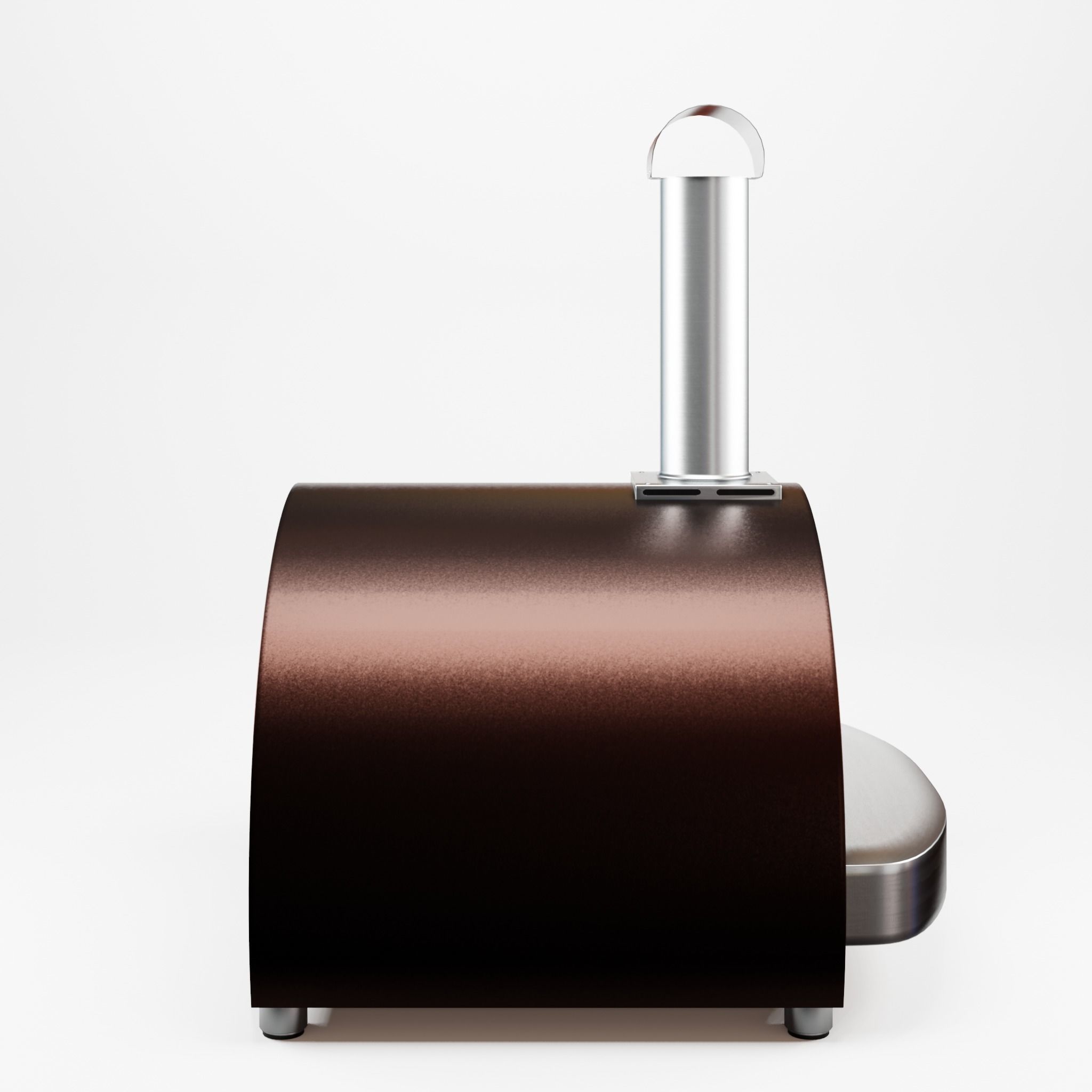 3D model of Pizza oven- 4 PIZZE TOP Low-poly 3D model_3