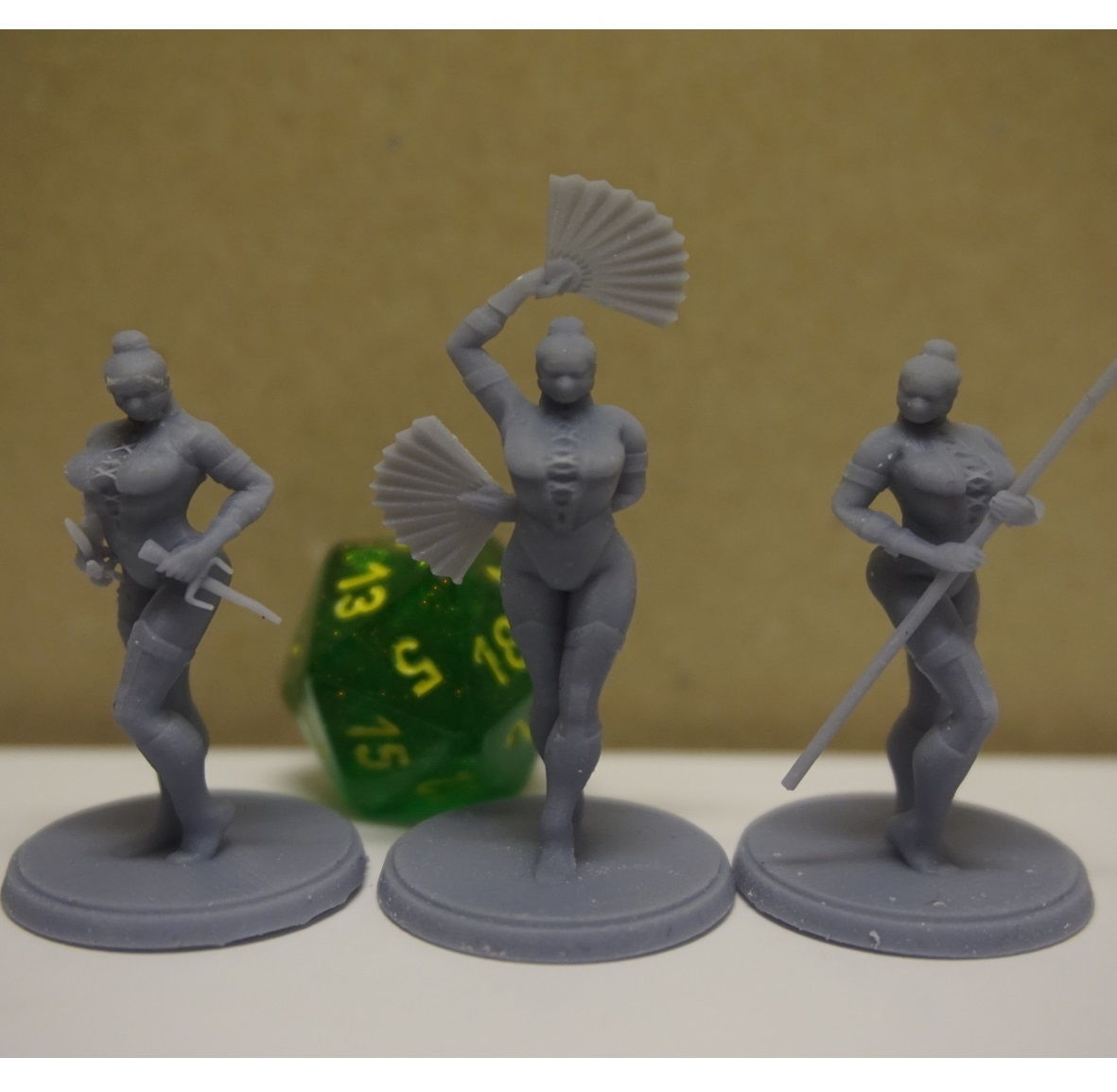 Mortal Kombat Female Ninja Miniature Pack 3D model 3D printable | CGTrader