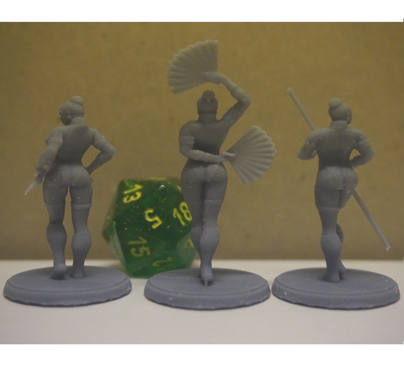 Mortal Kombat Female Ninja Miniature Pack 3D model 3D printable | CGTrader
