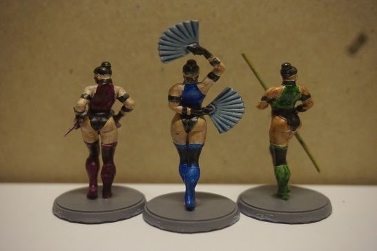 Mortal Kombat Female Ninja Miniature Pack 3D model 3D printable | CGTrader