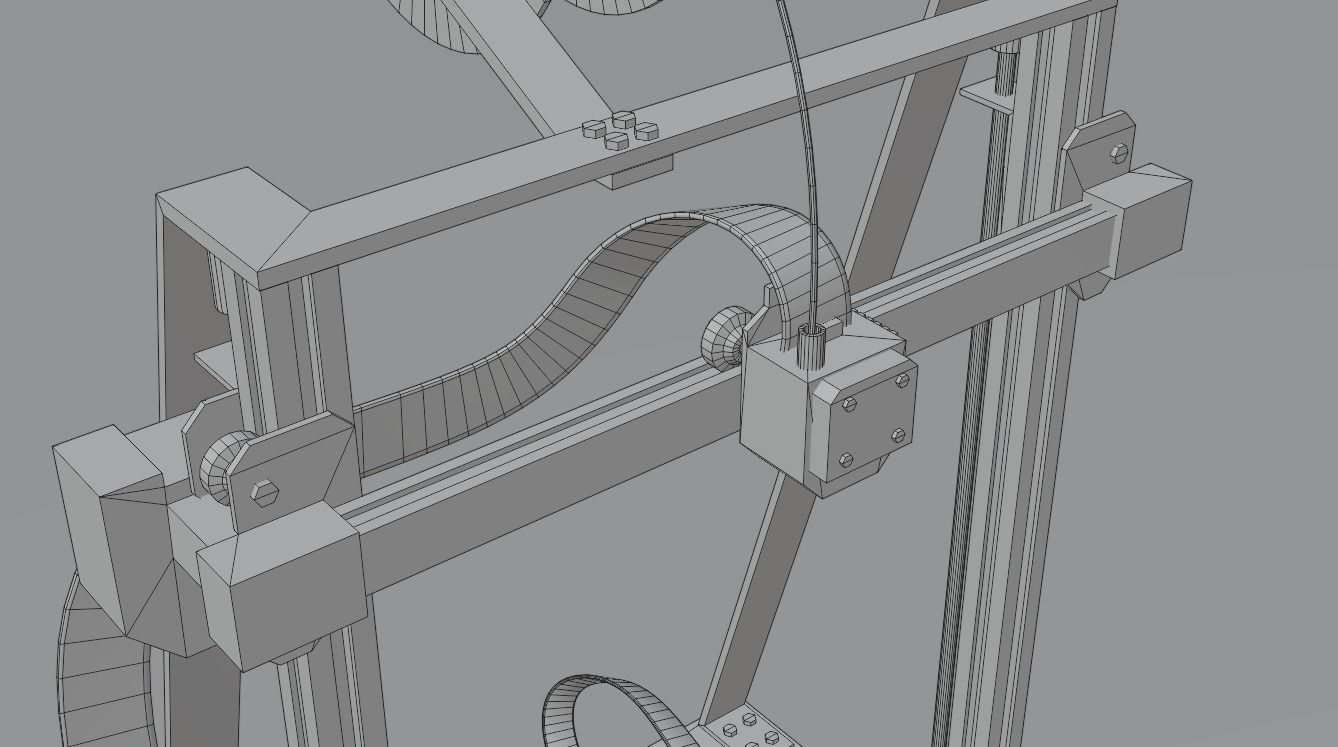 3D Printer Fdm filament pbr lowpoly gameready Low-poly 3D model_6