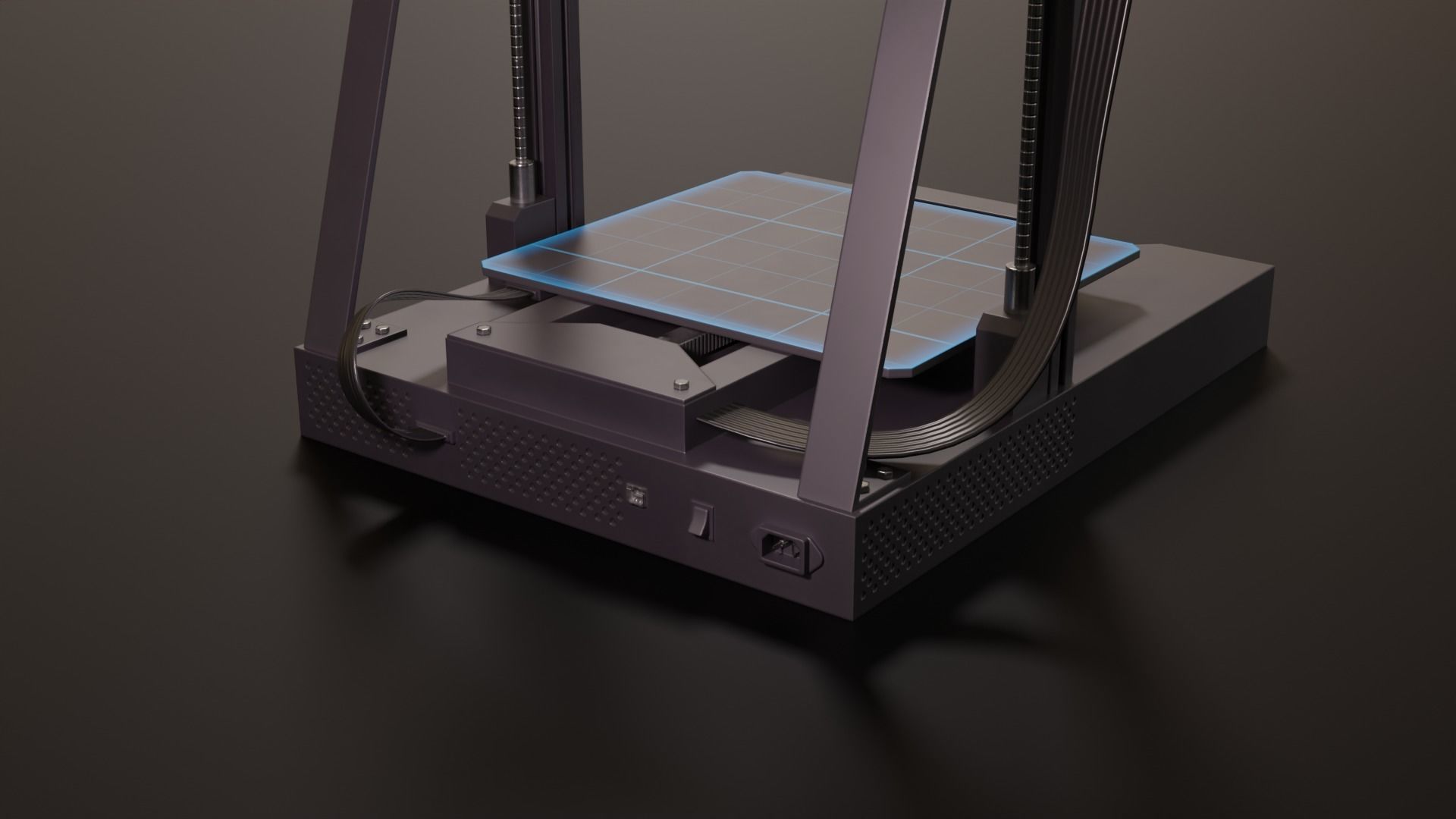 3D Printer Fdm filament pbr lowpoly gameready Low-poly 3D model_4