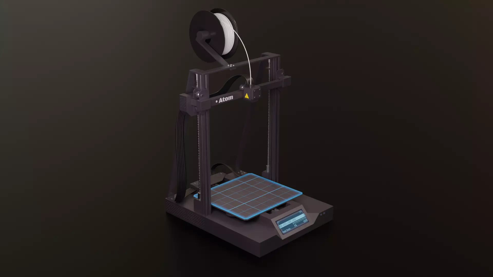 3D Printer Fdm filament pbr lowpoly gameready Low-poly 3D model_0