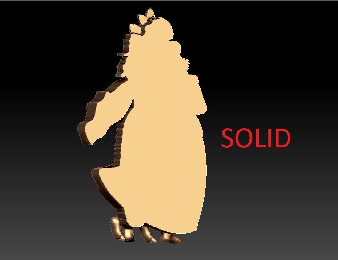 RADHAKRISHNA PENDENT 3D print model_8