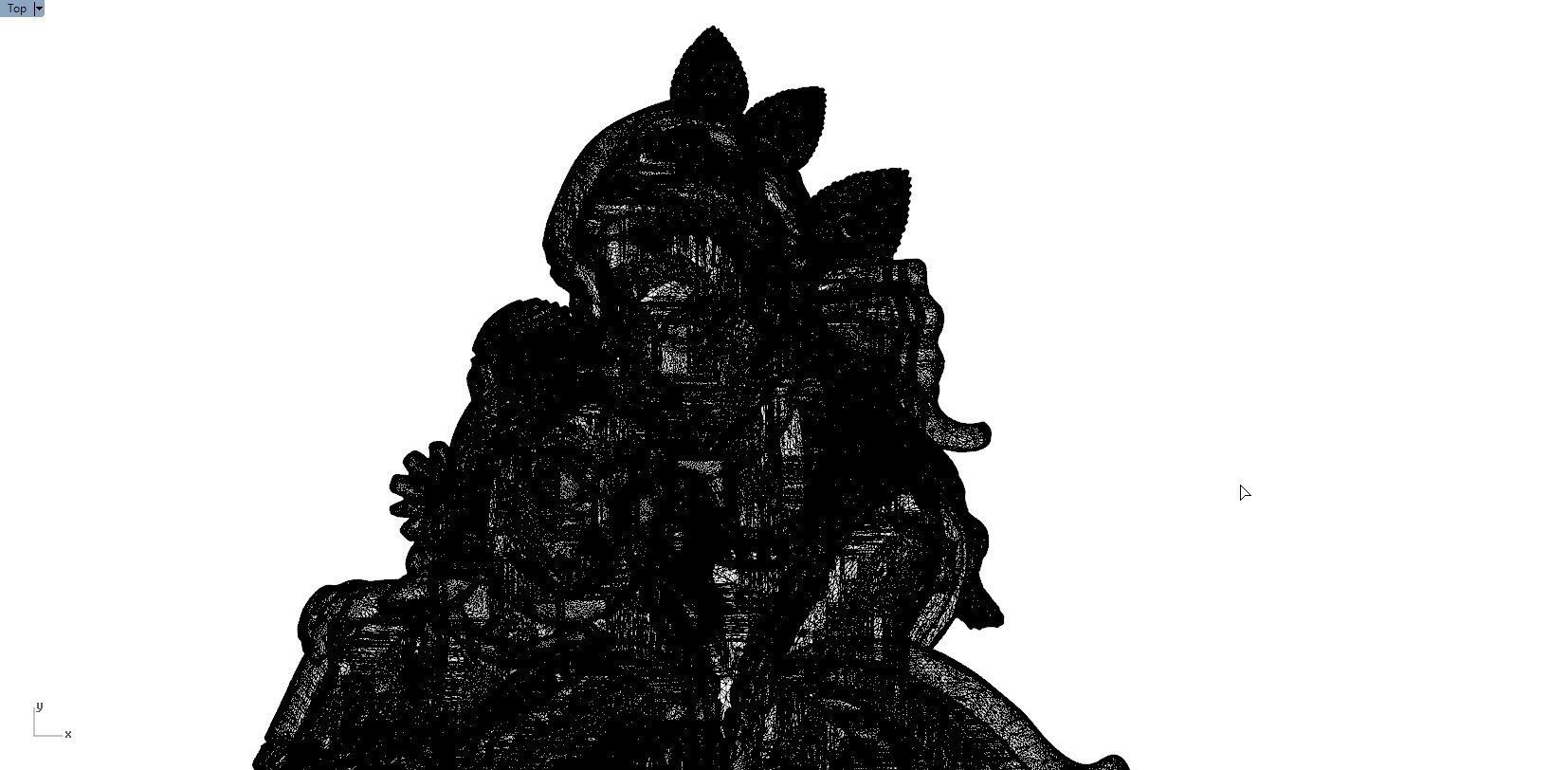 RADHAKRISHNA PENDENT 3D print model_2