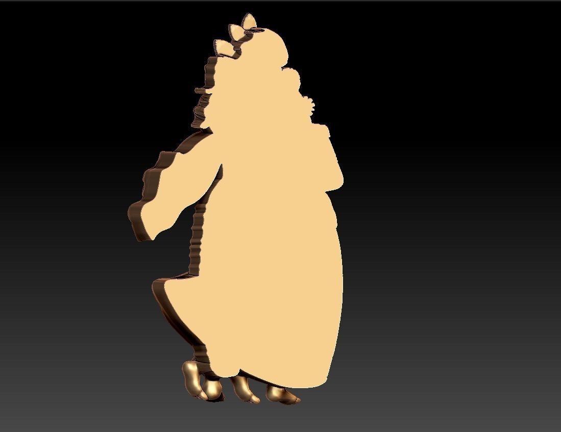 RADHAKRISHNA PENDENT 3D print model_7