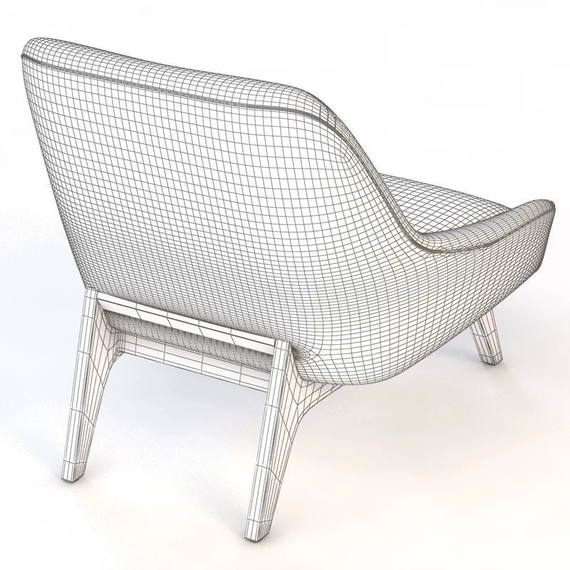 Nate Armchair 3D model_9