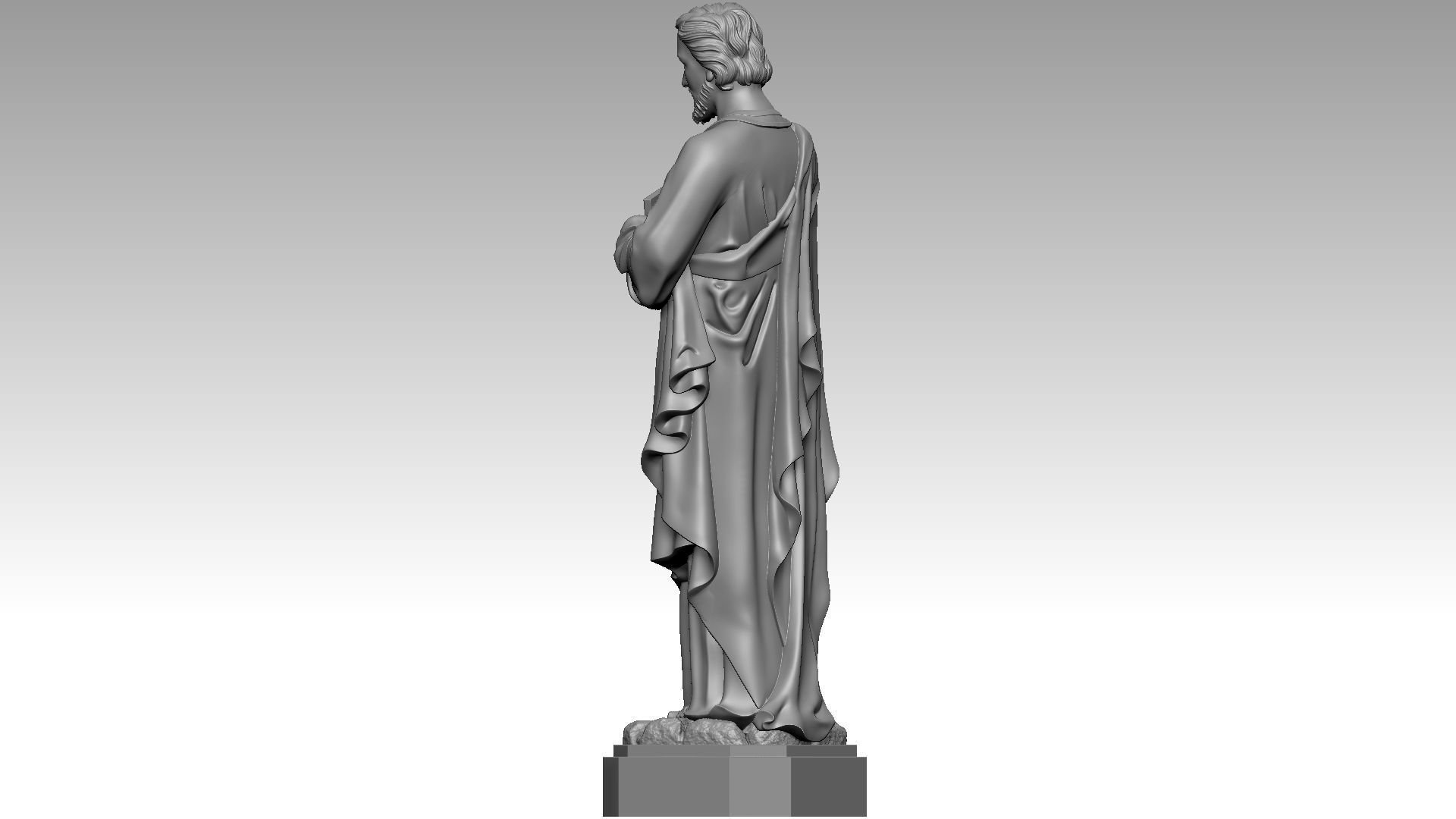 Saint Joseph 3D print model_4
