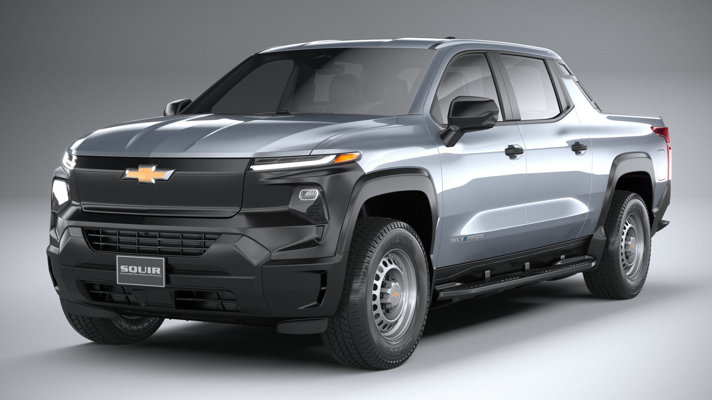 Chevrolet Silverado EV WT CG 2024 3D model_2