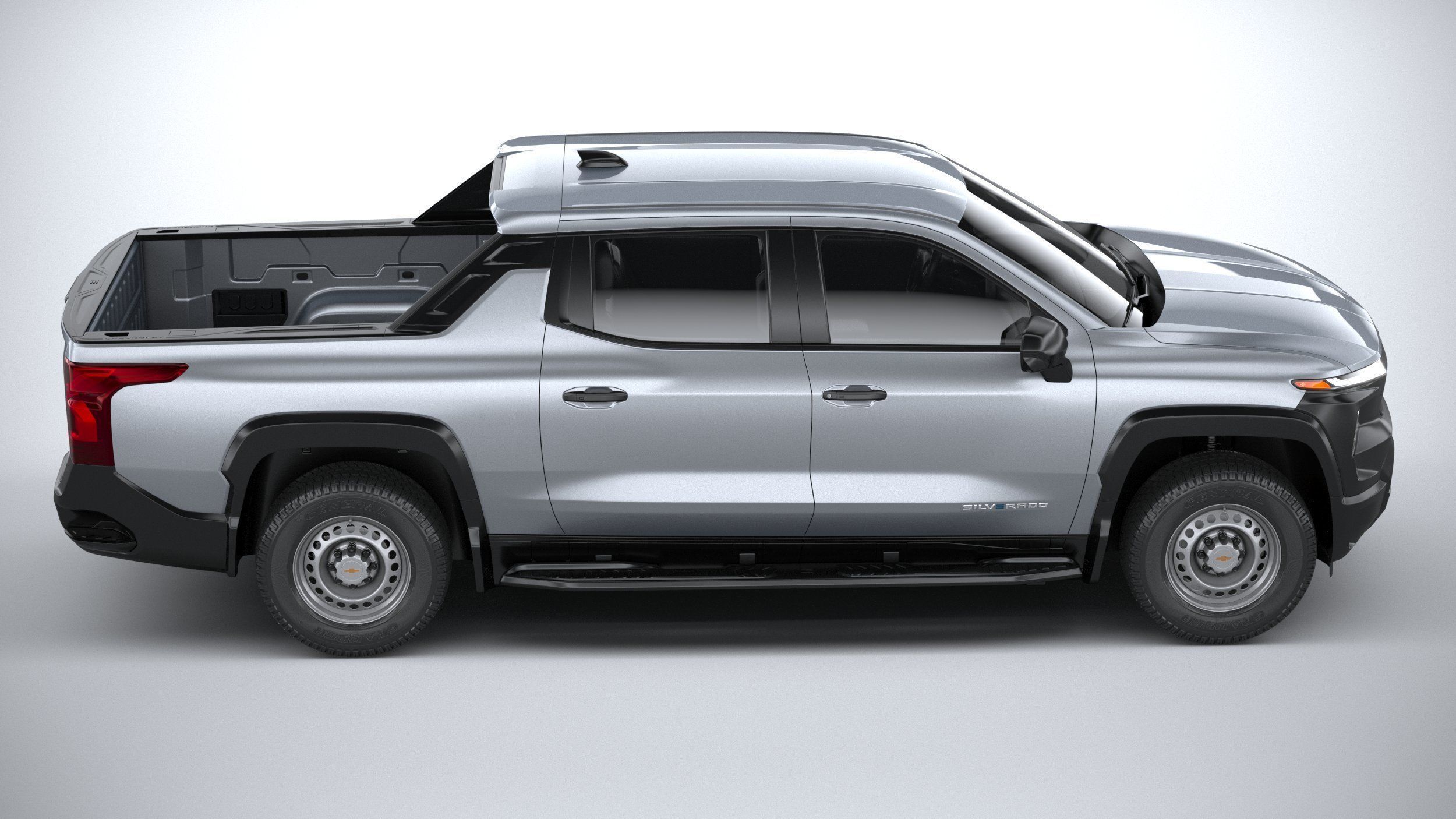 Chevrolet Silverado EV WT CG 2024 3D model_11