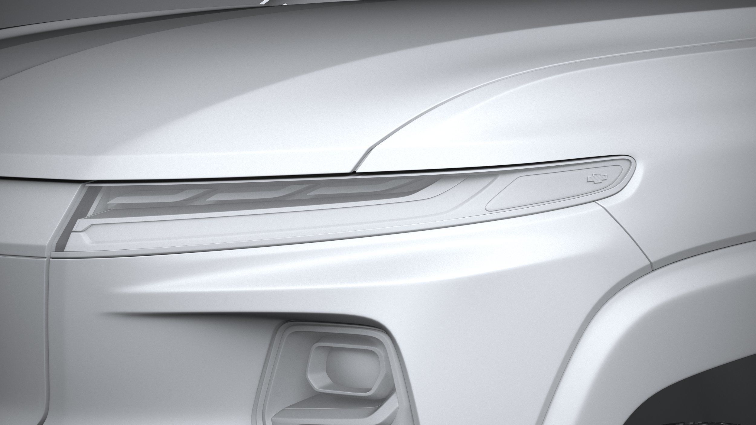 Chevrolet Silverado EV WT CG 2024 3D model_23