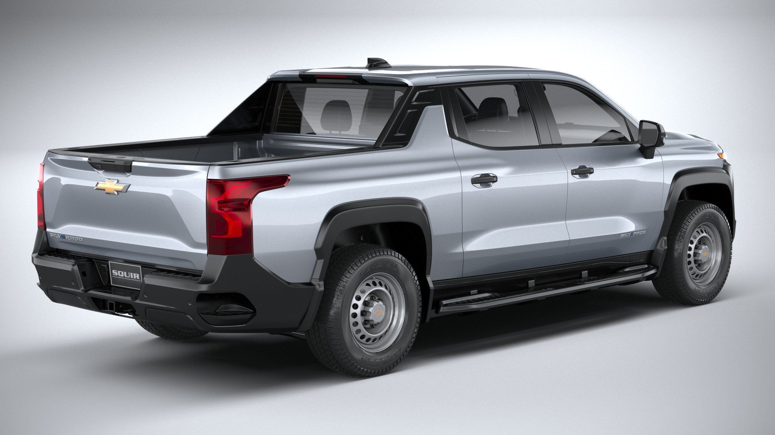 Chevrolet Silverado EV WT CG 2024 3D model_17