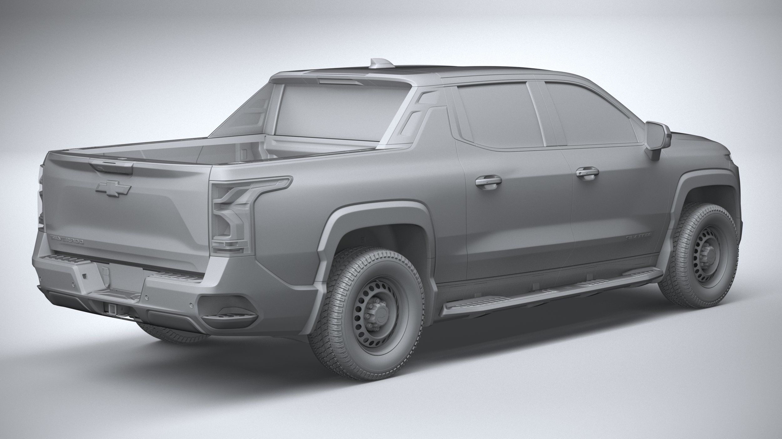 Chevrolet Silverado EV WT CG 2024 3D model_25