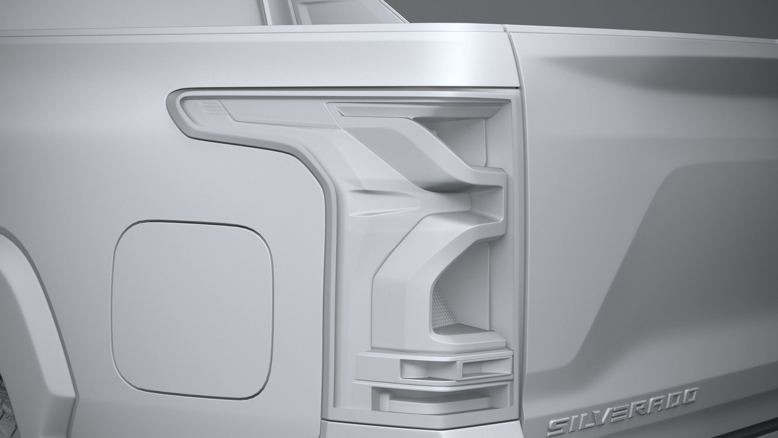 Chevrolet Silverado EV WT CG 2024 3D model_24