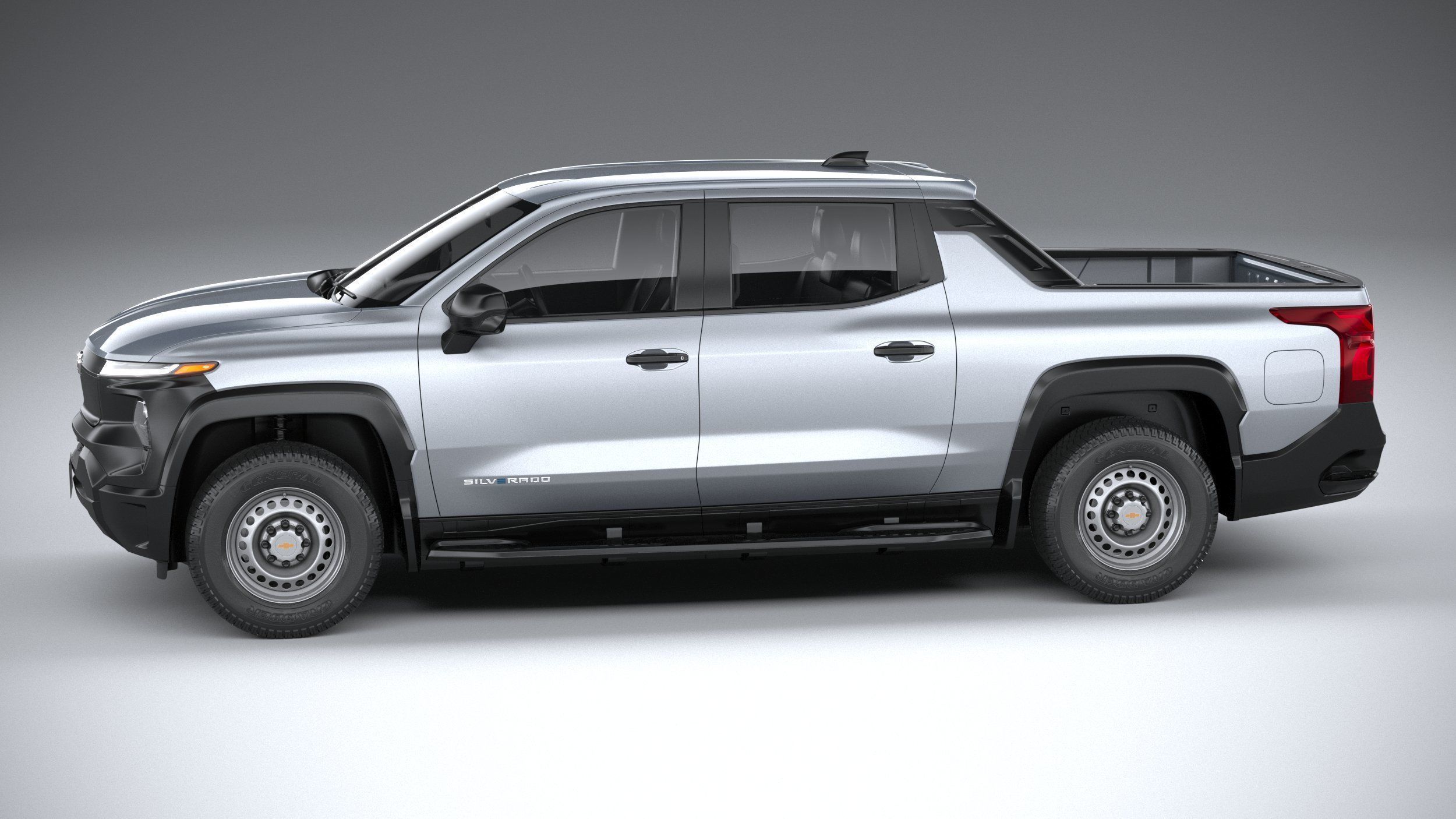Chevrolet Silverado EV WT CG 2024 3D model_8