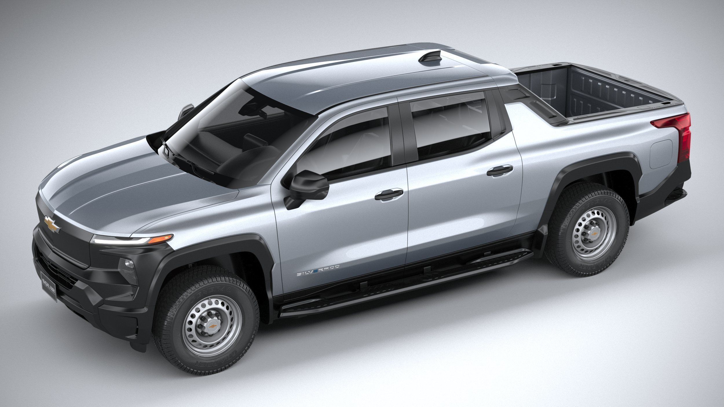 Chevrolet Silverado EV WT CG 2024 3D model_7