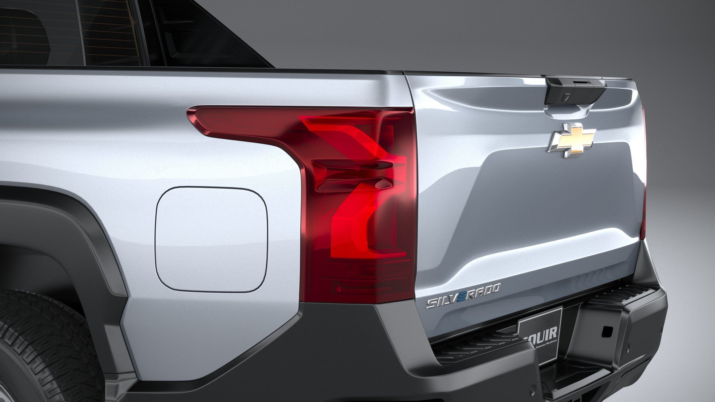 Chevrolet Silverado EV WT CG 2024 3D model_6