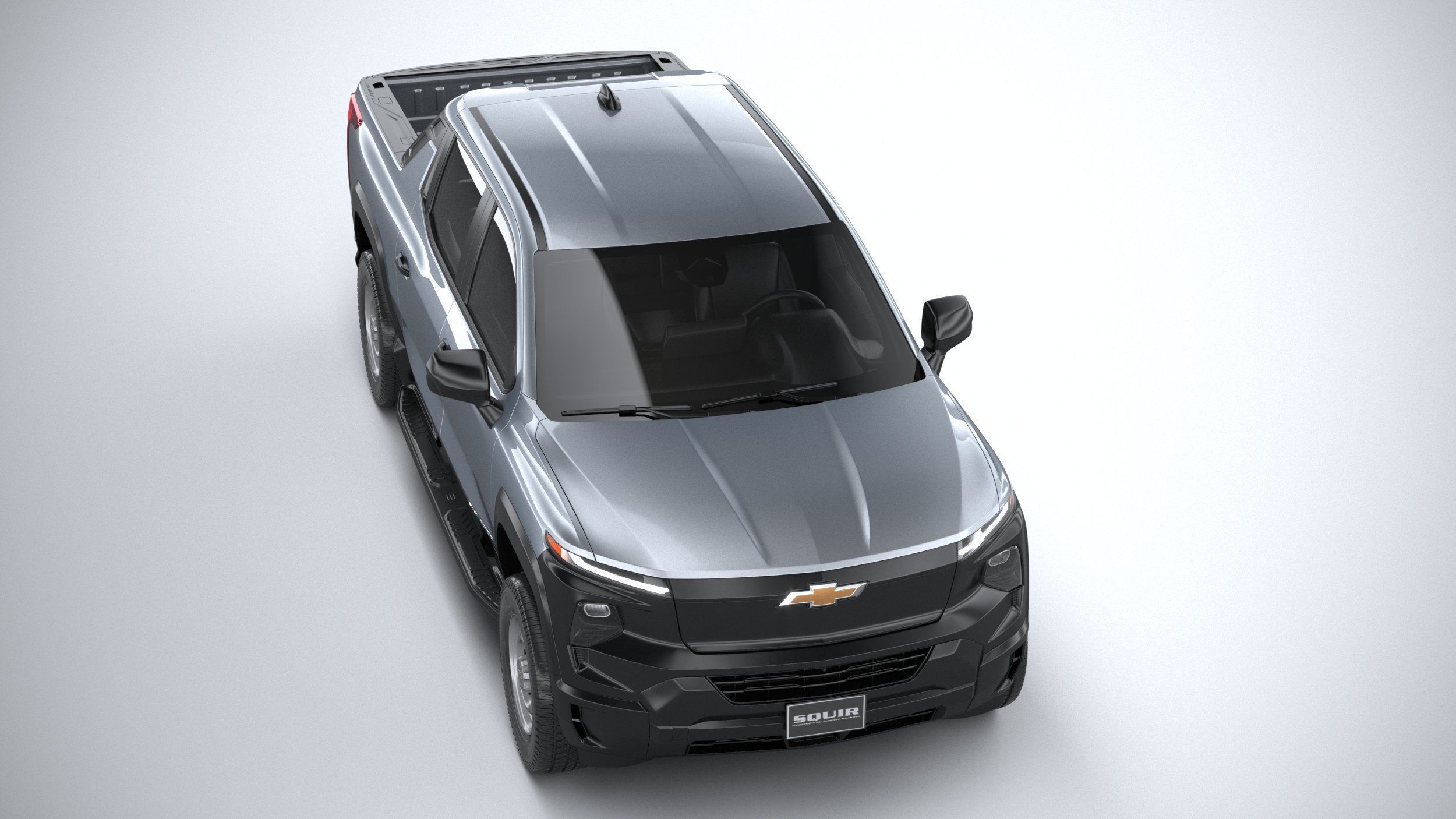 Chevrolet Silverado EV WT CG 2024 3D model_12